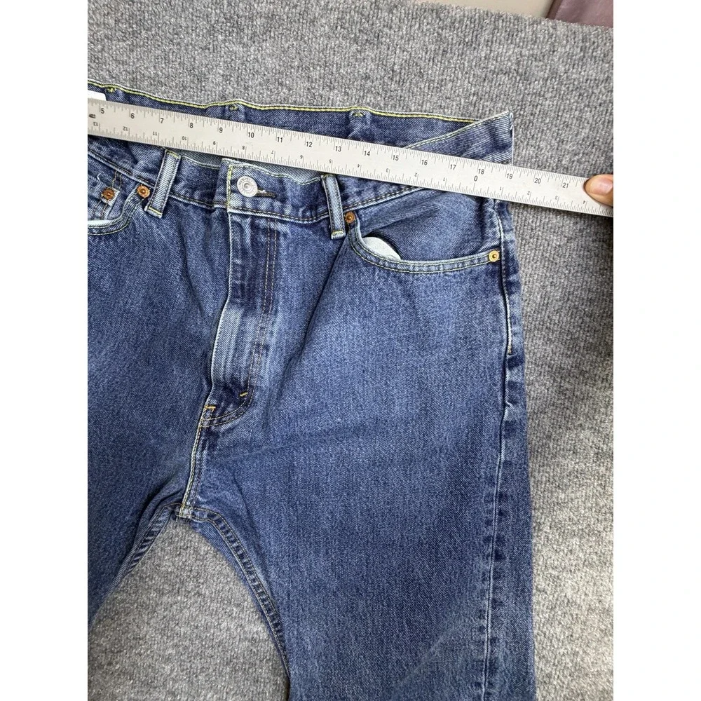 Levis 505 Jeans‎ Men's 40x30 Regular Fit Straight Leg Blue Cotton Denim